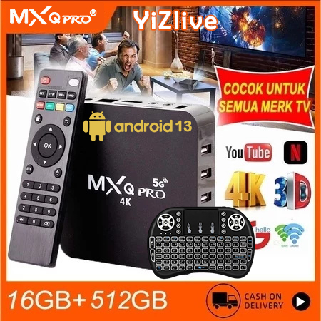 NEW MXQ Pro 4K HD TV Box Android 11 Smart TV BOX 16GB+512GB Android 5G Smart Tv Box Tv Box Media