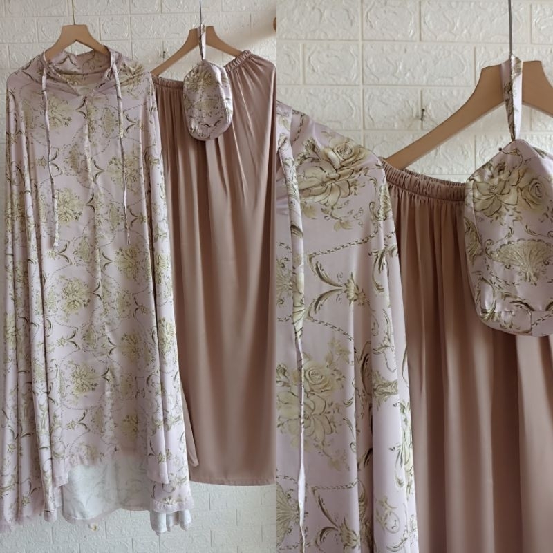 Mukena Motif Premium Sutra Armani Silk