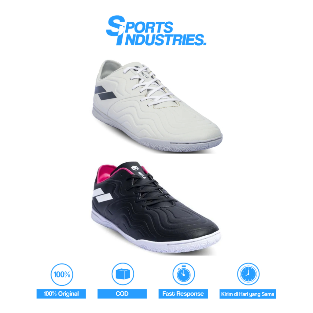 SEPATU FUTSAL MILLS VIZARE IN 100% ORIGINAL