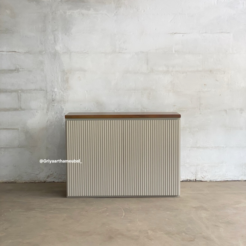 Bufet salur duco minimalis modern bufet konsul kayu minimalis