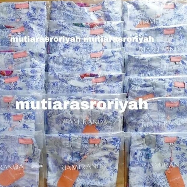 READY STOCK Ria Miranda Trinarta Kaftan Dress Riamiranda Soft Blue Biru muda