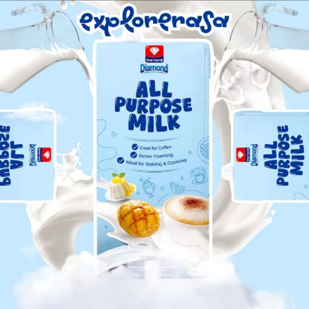 

Uht Diamond ALL PURPOSE MILK 12x1ltr - Gosend Grab Only!!!