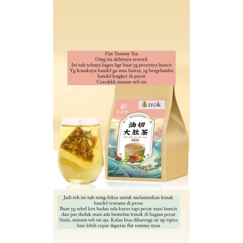 

Flat tummy tea isi 40 teabag