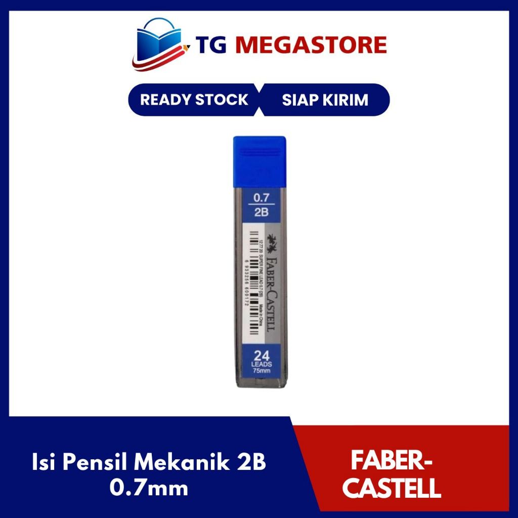 

Isi Pensil Mekanik 2B Faber Castell 0.7mm