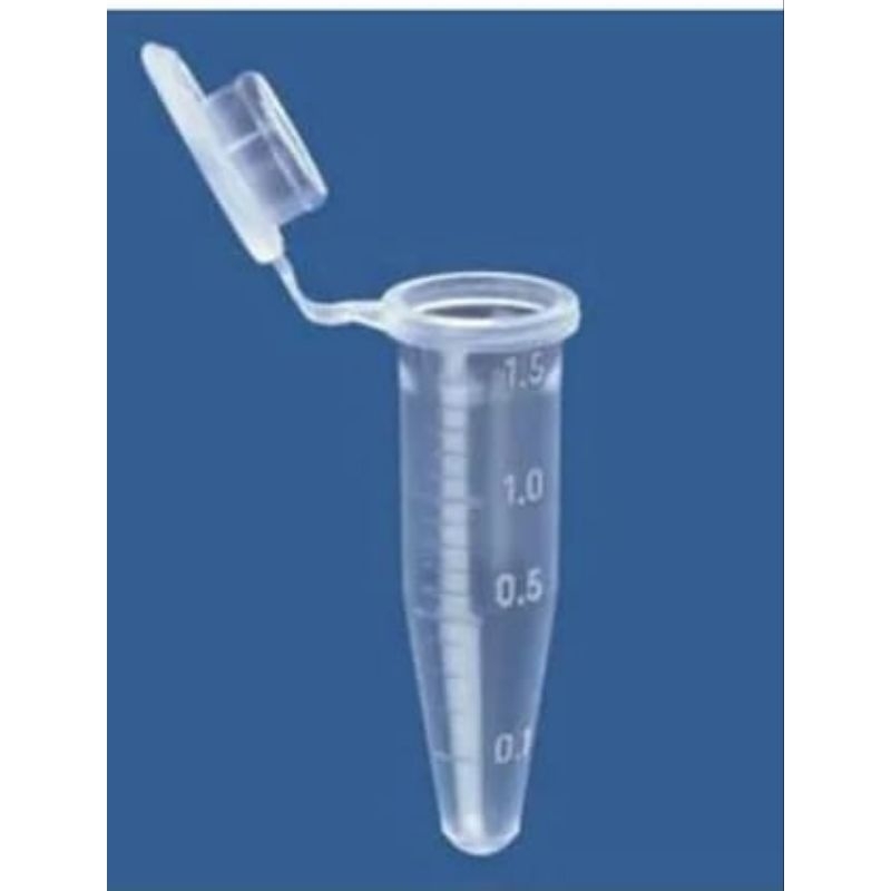 Pcr tube 1,5ml microtube 1.5ml Cup sample 1,5ml Tabung eppendorf 1,5ml isi 500pcs sterile
