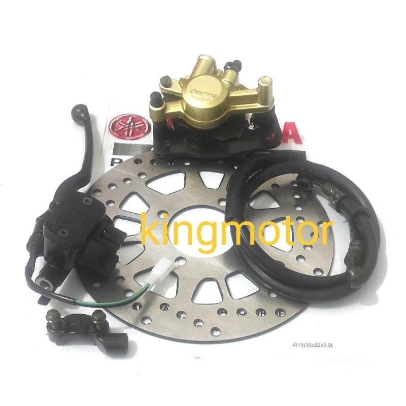 4item kaliper+master rem+piringan cakram, Selang Rem depan yamaha Jupiter Mx, Jupiter Z1, Jupiter Z