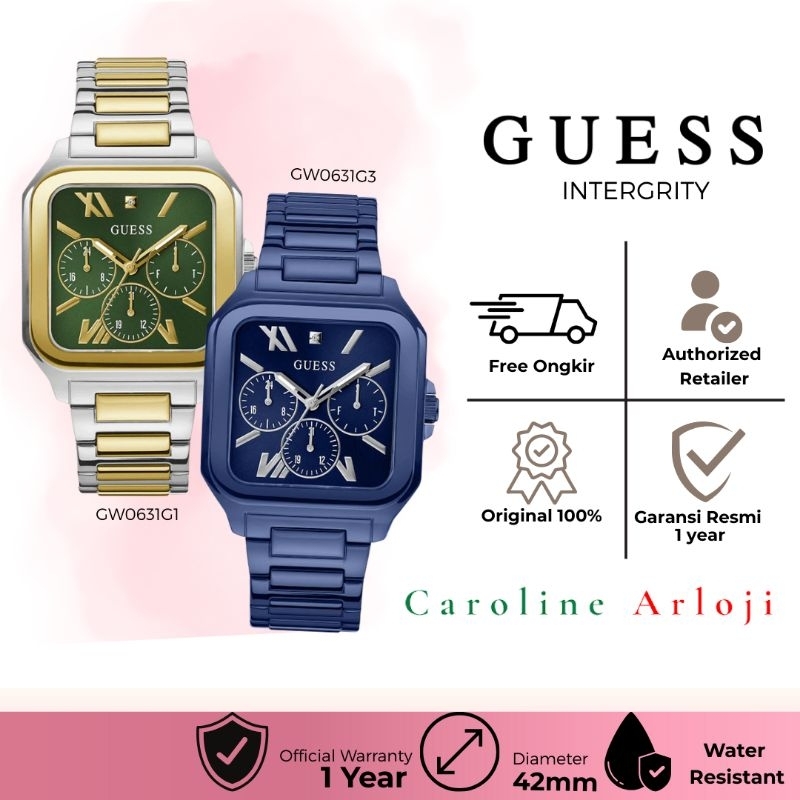 Jam tangan pria GUESS INTEGRITY GW0631G3 Garansi resmi GAP