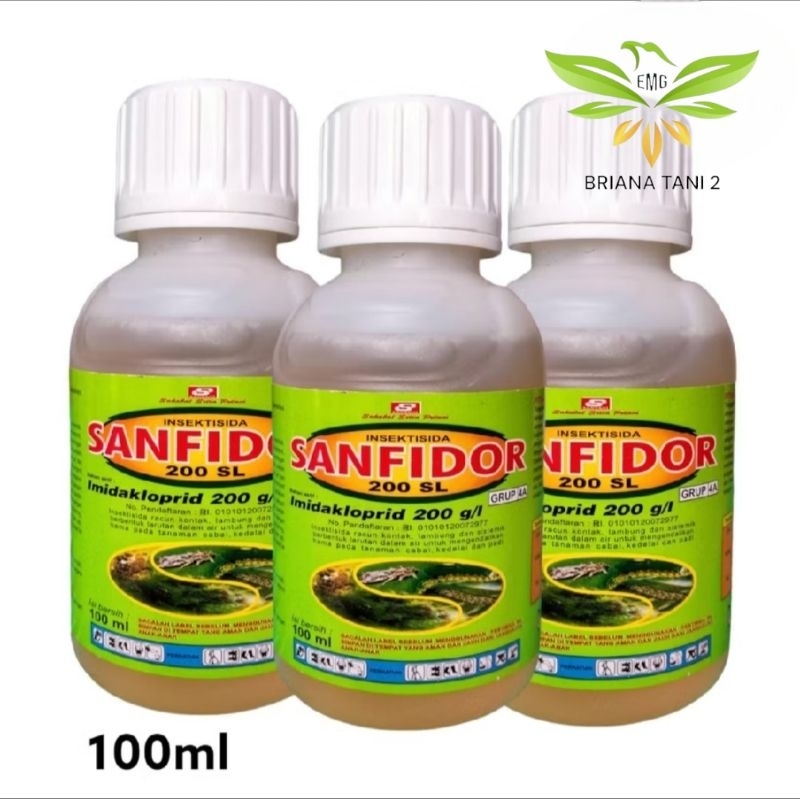 SANFIDOR 200SL 100ml Insektisida Imidakloprid 200 g/l Pembasmi Hama Pada Tanaman antani Agro Perkasa