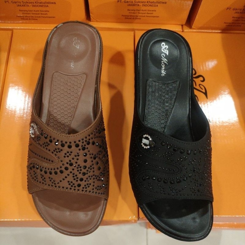 SANDAL RINGAN HAK 7CM ST.MORITZ PROMO(36-40)