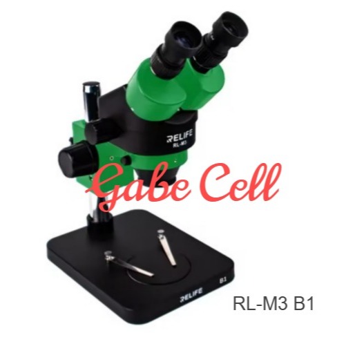 MICROSCOPE BINOCULAR RELIFE RL-M3-B1 ZOOM STEREO+ LED LAMP