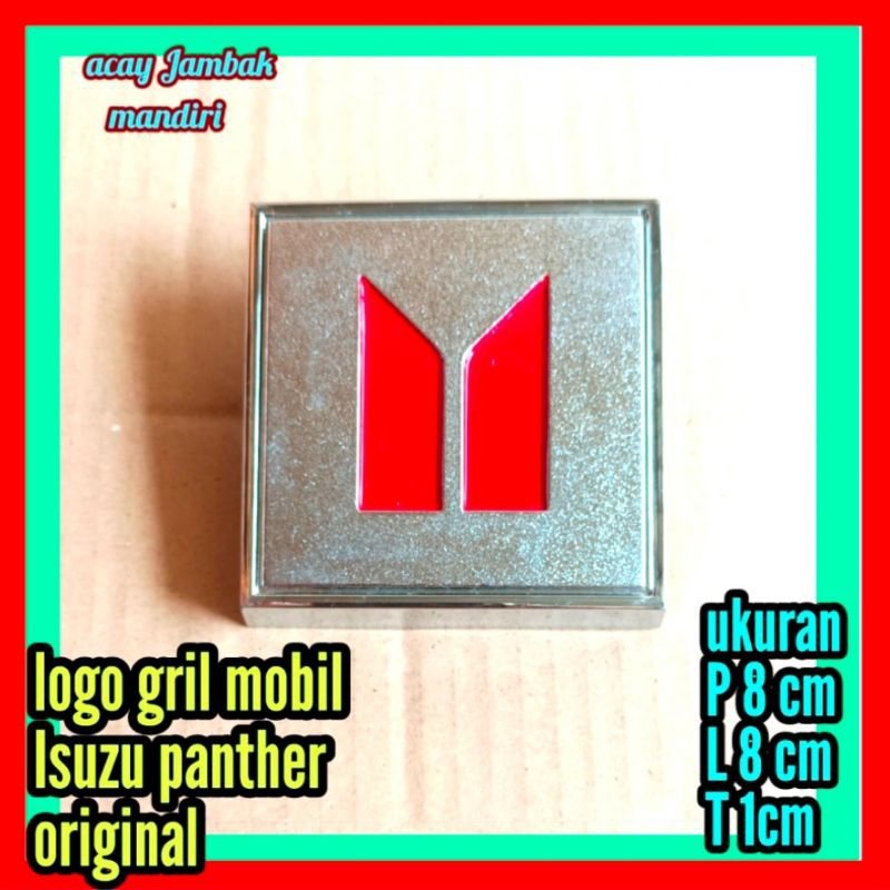 logo gril mobil Isuzu panther original
