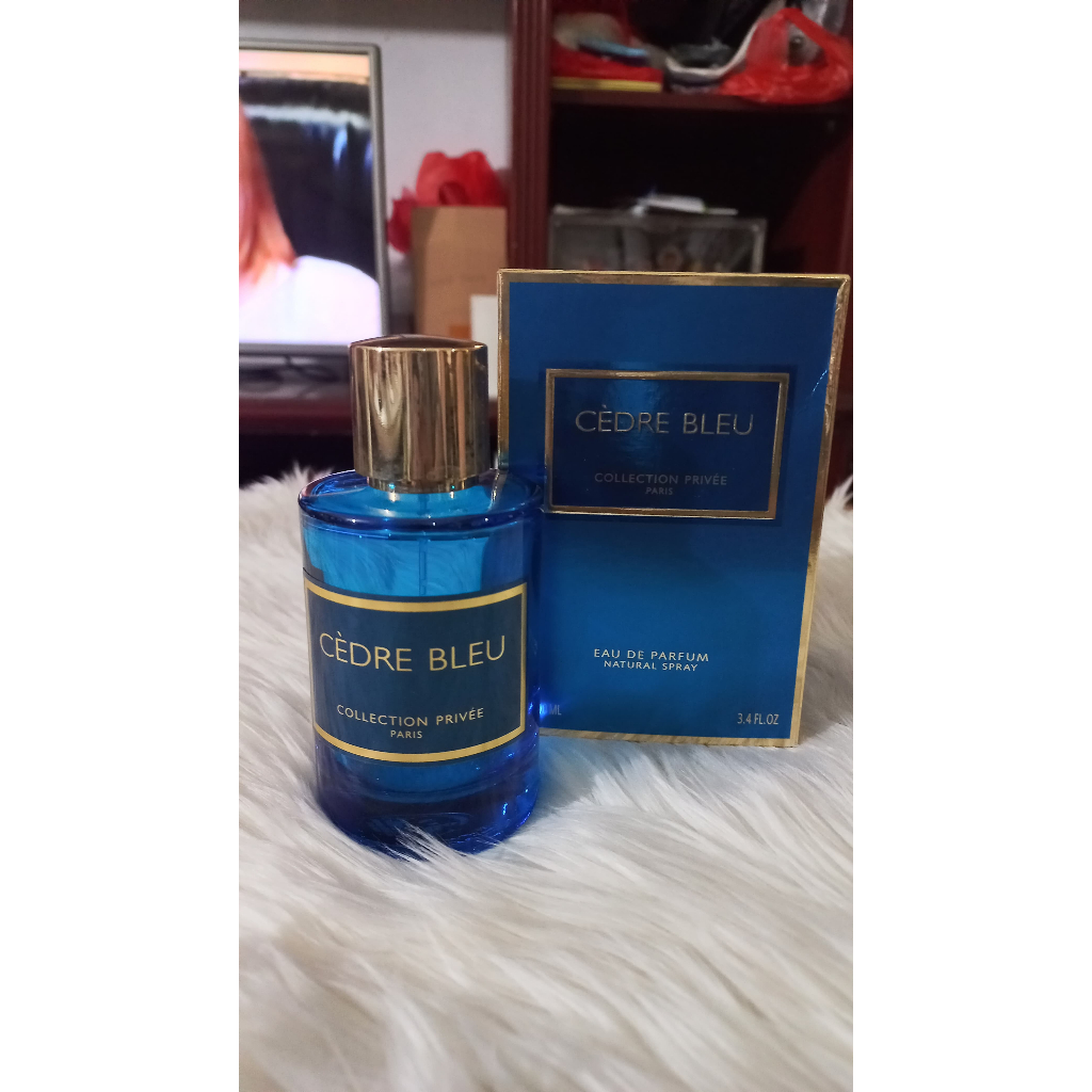 Botol Parfum Bekas Kosong Geparlys Cedre Bleu Collection Privee