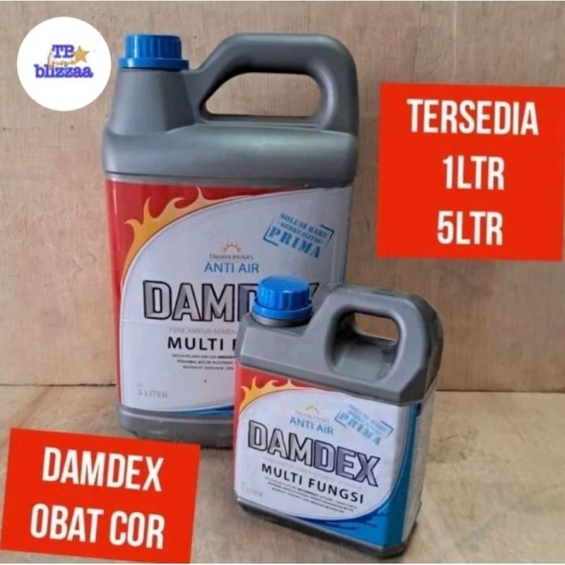 DAMDEX GLN 5 liter DAMDEX 1 liter Damdex Multifungsi 1lt Damdex Multifungsi 5lt Obat Cor Beton