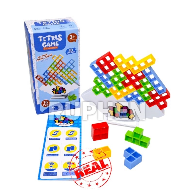 RPN Tetra Tower Stacking Balance Game IMPORT (Good Quality)