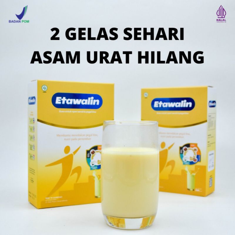 

Paket 2 Box ETAWALIN 200gr Susu Etawa Herbal Mengatasi Nyeri Sendi, Asam Urat, Serta Menguatkan Tulang & Sendi