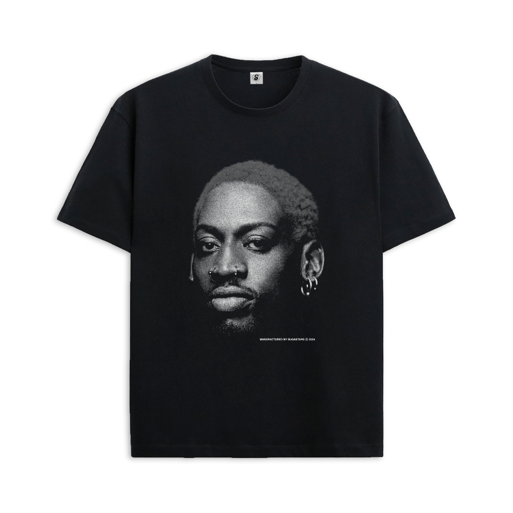 SUGASTARS Kaos T-Shirt RODMAN Black