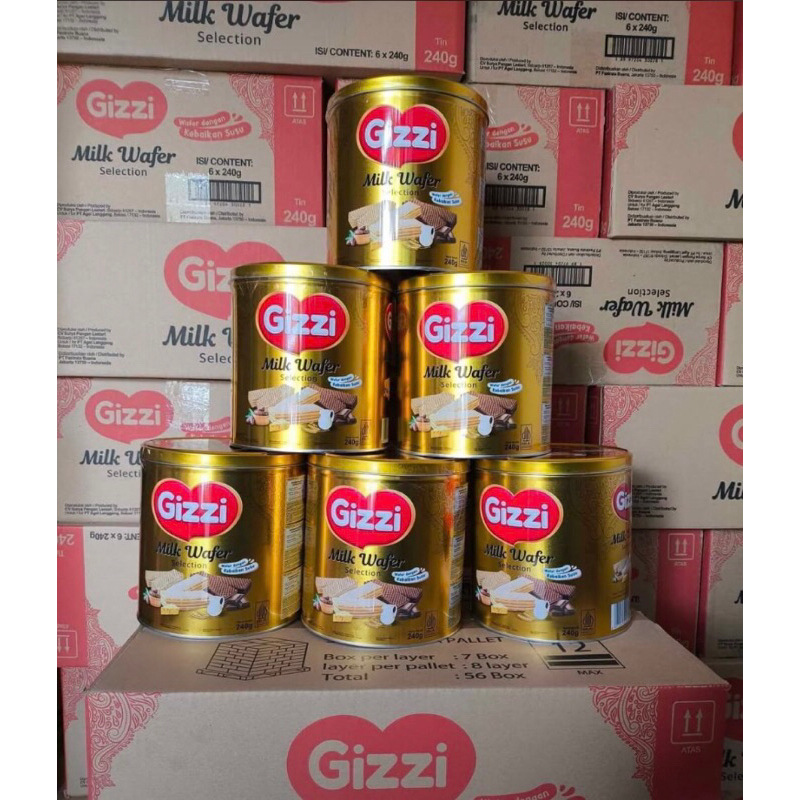 

NEW !!! Milk Wafer Gizzi 240gr