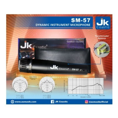 Microphone JK Mic Instrument Jk Coustic SM 57 mic Jk SM57