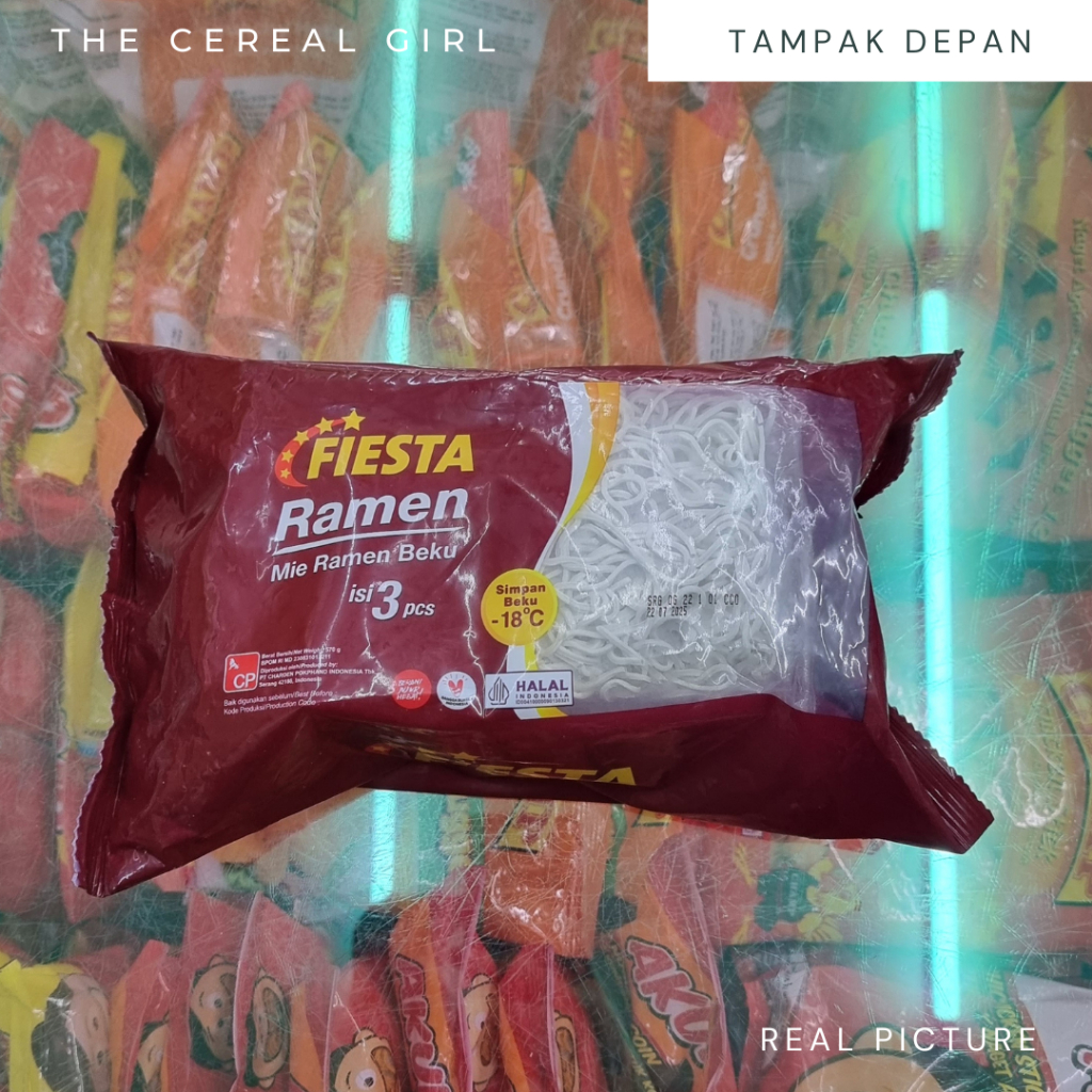 

[KONDISI BARU - 100% ORIGINAL] FIESTA Ramen - Mie Ramen Beku (isi 3 pcs)