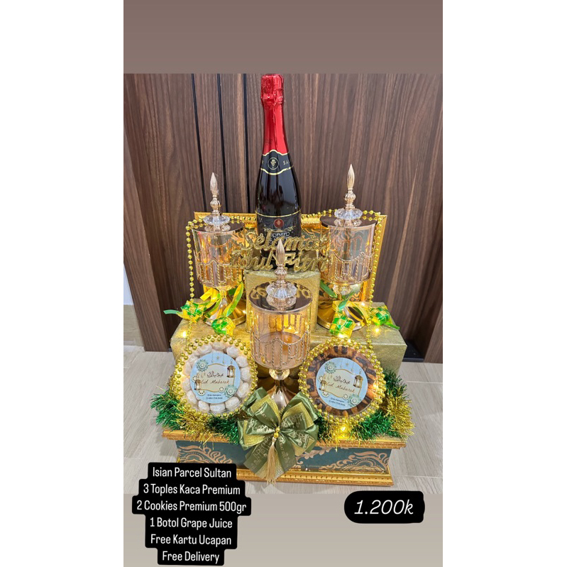 

hampers LEBARAN IDUL FITR 2025 mewah READY STOCK SIAP KIRIMI