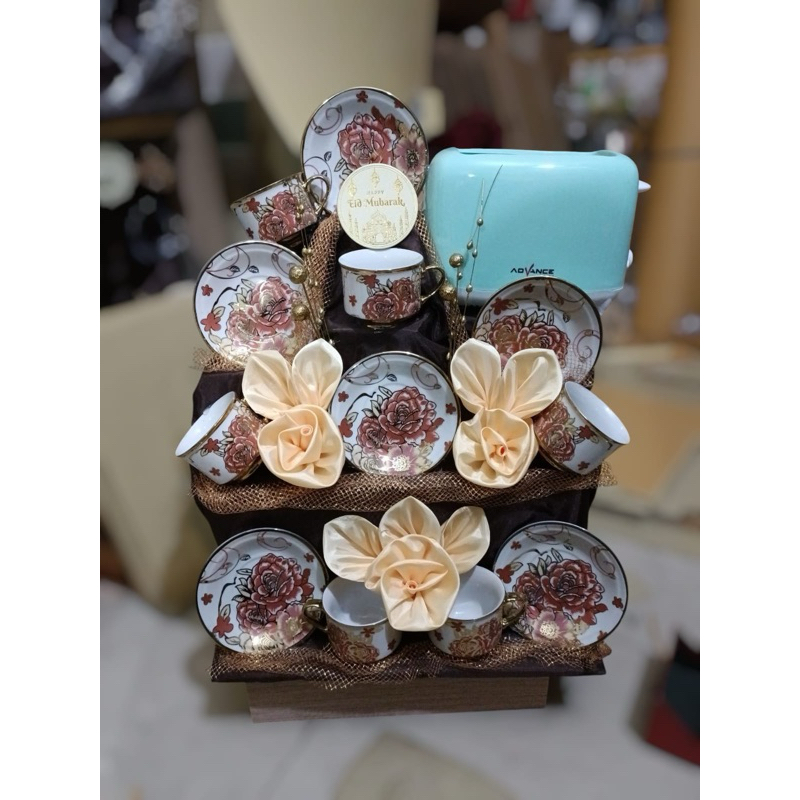 

parcel pecah belah mix toaster/set hadiah hampers idul fitri 2025
