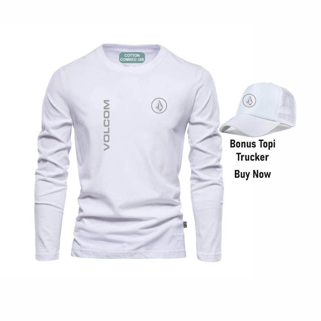 Kaos Bonus Topi ( Bahan Tebal ) kaos Distro cotton combed 144 - Kaos Distro Pria (Free Topi)