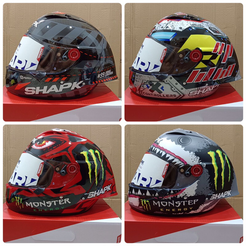 Shark Race R Pro Gp Lorenzo Jorge Martin White Shark Diablo Jorge Lorenzo 99 Helm clone 1:1 Shark Ra
