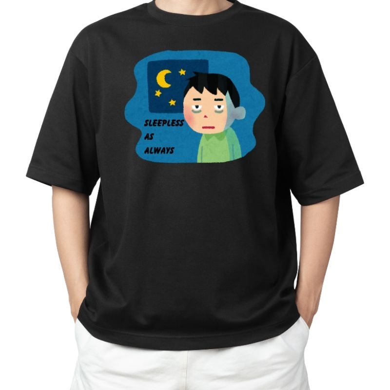 Charism Tshirt Sleepless as Always Black