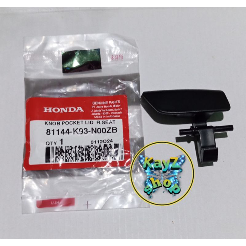 Knob Pocket Lid Honda Scoopy K93 Original 81144K93N00ZB