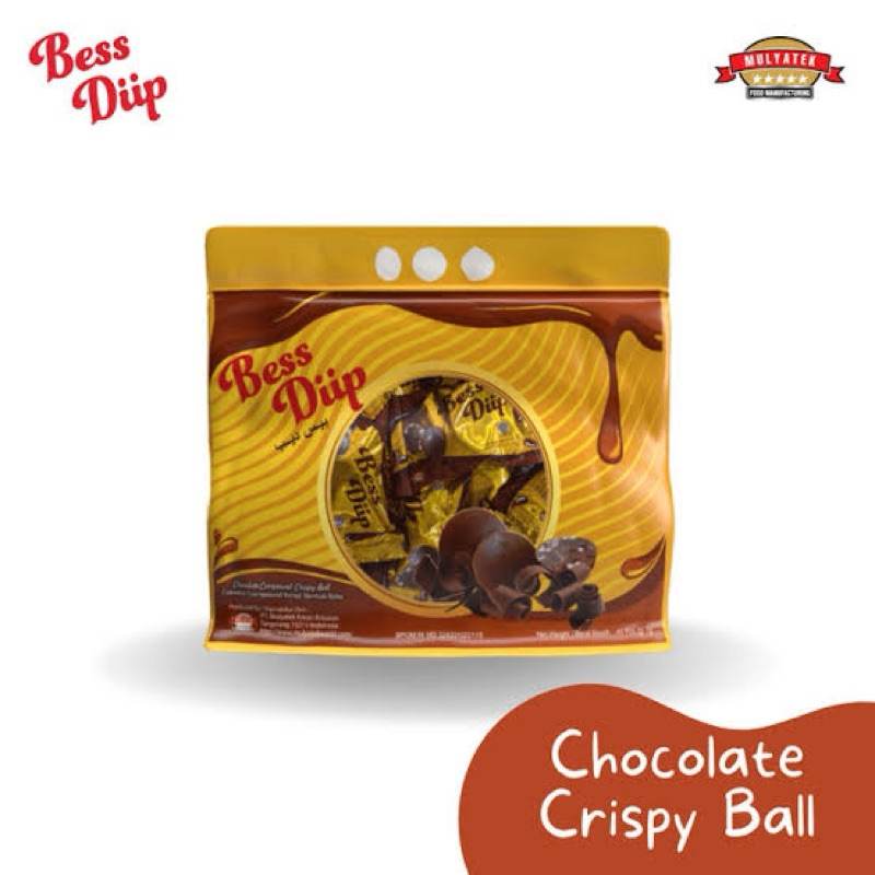 

BEST DIIP CRISPY CHOCOLATE BALL 40PCS (HALAL)