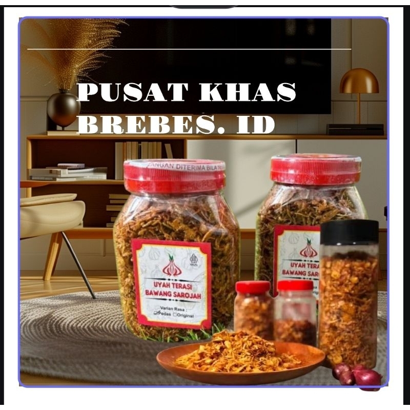 

Siwang Paket Hemat 2 / 3 Toples Bawang Goreng Terasi Bawang Pedes Asli Brebes