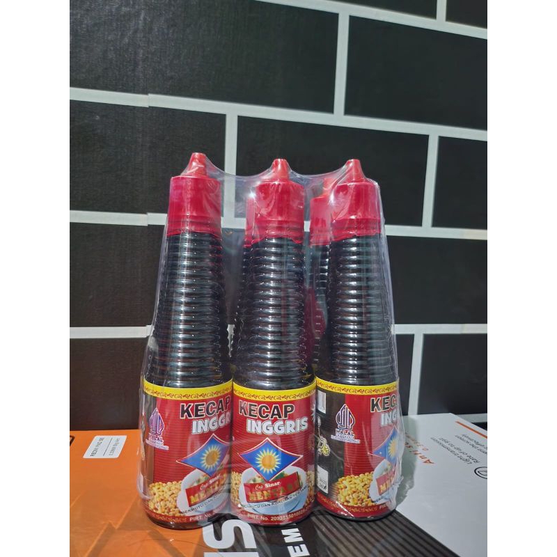 

paket hemat 6 BOTOL Kecap Inggris Isi 150ml
