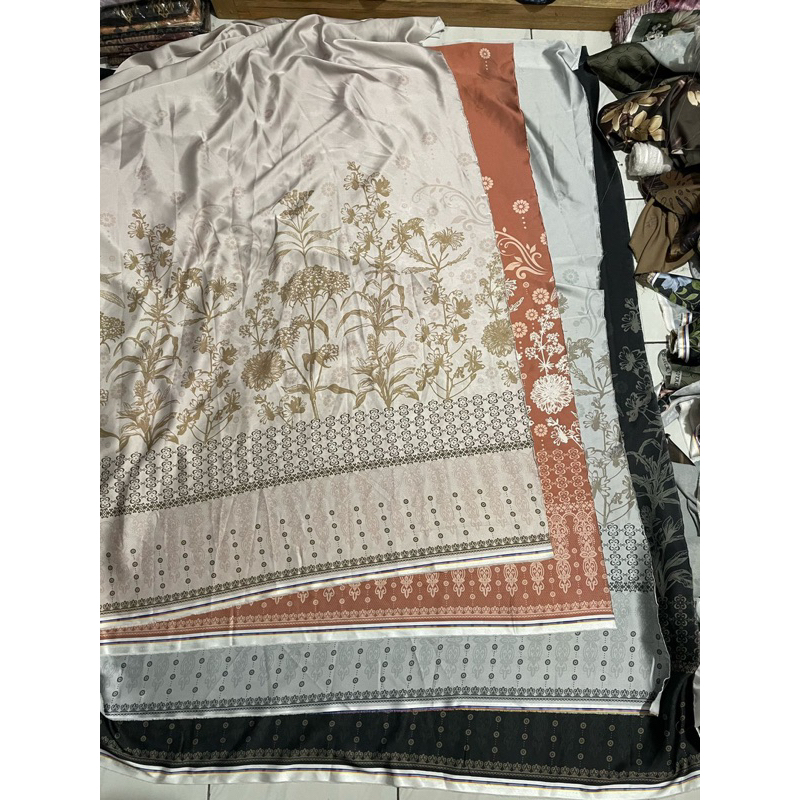 KAIN SARIMBIT ARABIAN SUTRA SILK | motif maudy dan kenzie | kain couple