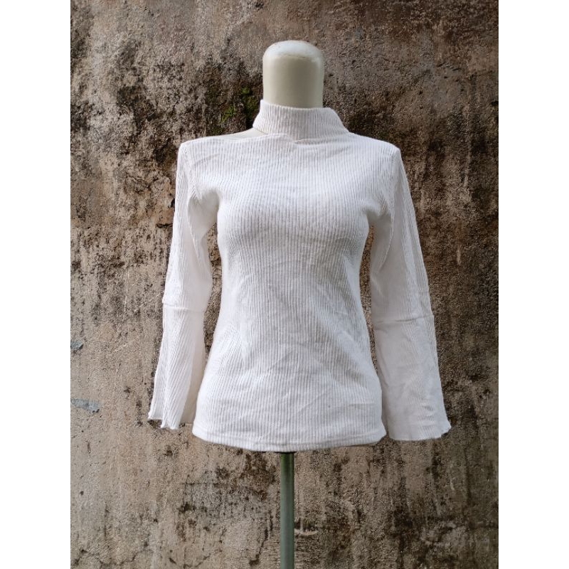 RAJUT PUTIH LIDI BODYSUIT