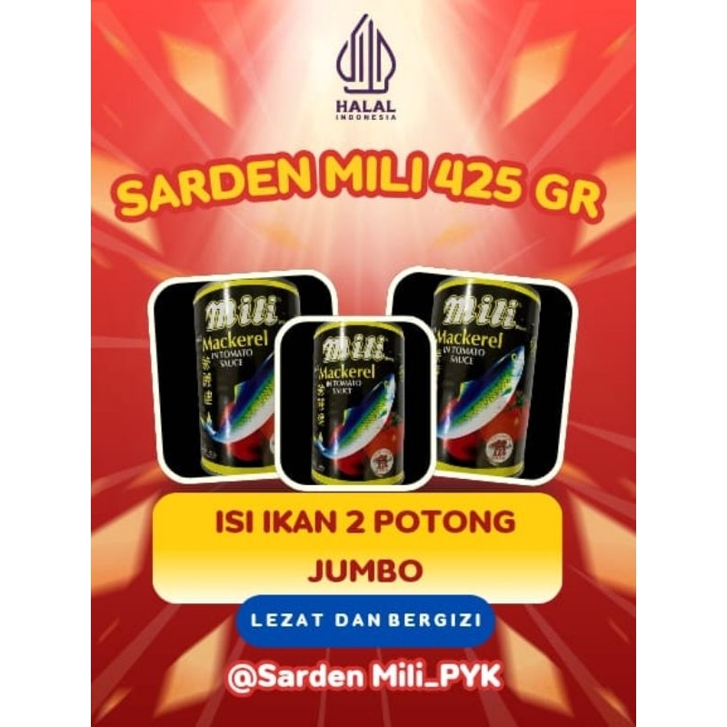 

Sarden Mili 425 gr/Sarden Mili