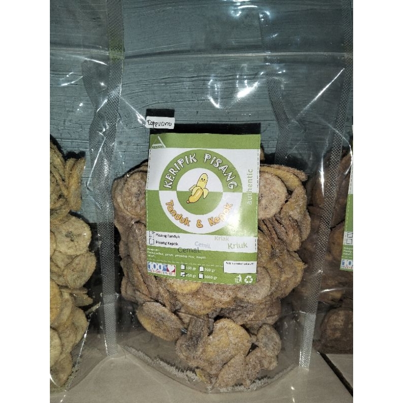 

Keripik pisang tanduk rasa Cappucino 250 gr