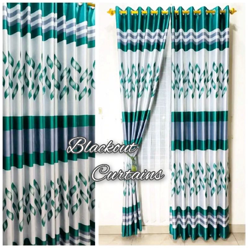 Gorden Jendela Minimalis Gorden Pintu Kain Blackout Import Premium Warna Tosca