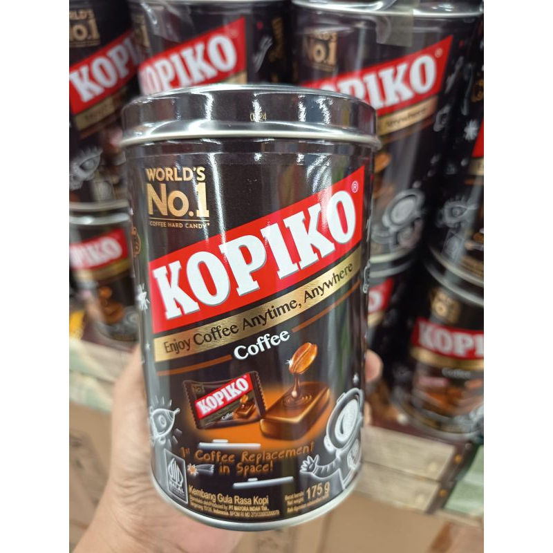 

Permen Kopiko 175 gram / KOPIKO Permen Rasa Kopi Kaleng 175gr / Permen Kopiko