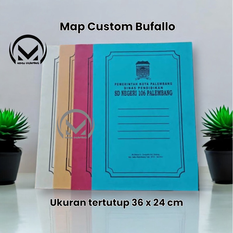 

Map Besar Custom Bahan Bufalow, Pesanan Minim 300 pcs