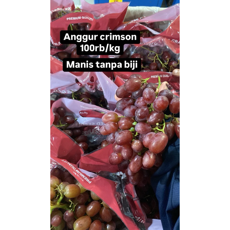 

Anggur merah crimson seedles