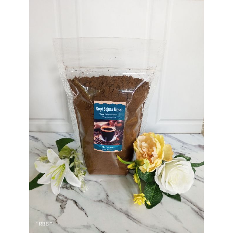 

Kopi Bubuk Robusta Kopi Sejuta Umat Kemasan 500 Gram