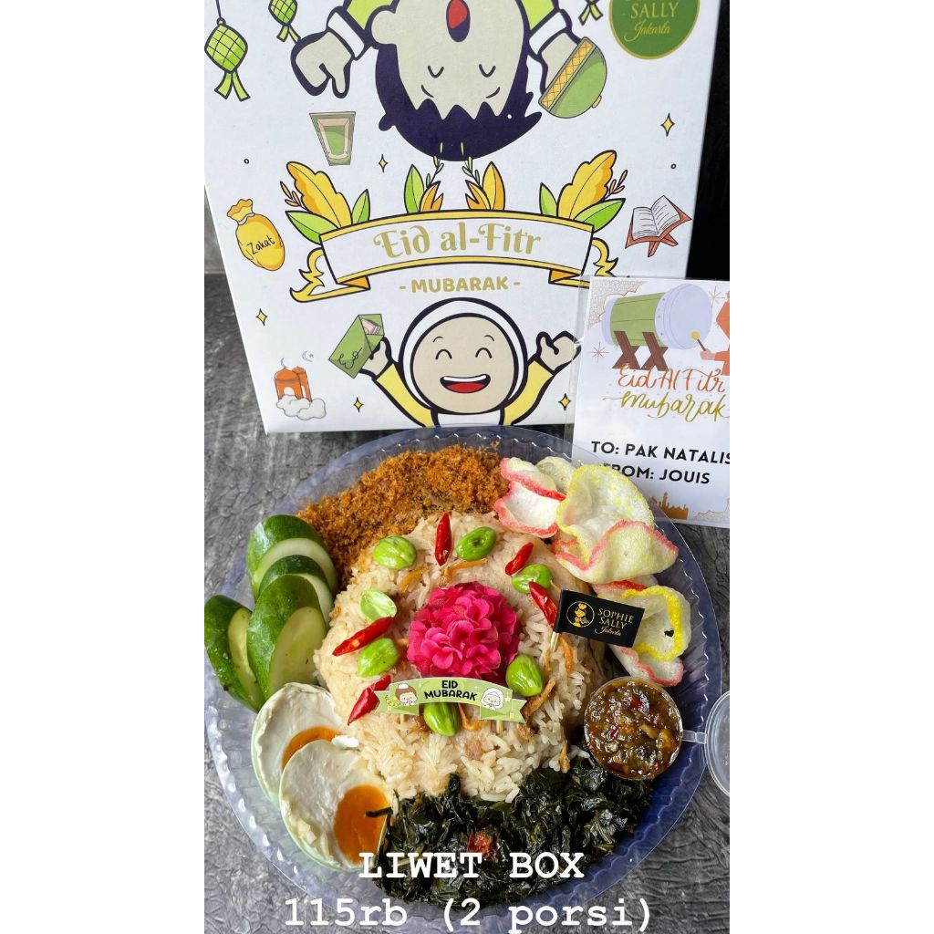 

Nasi Liwet Box 2 Porsi - Hampers Idul Fitri / Paket Lebaran - READY
