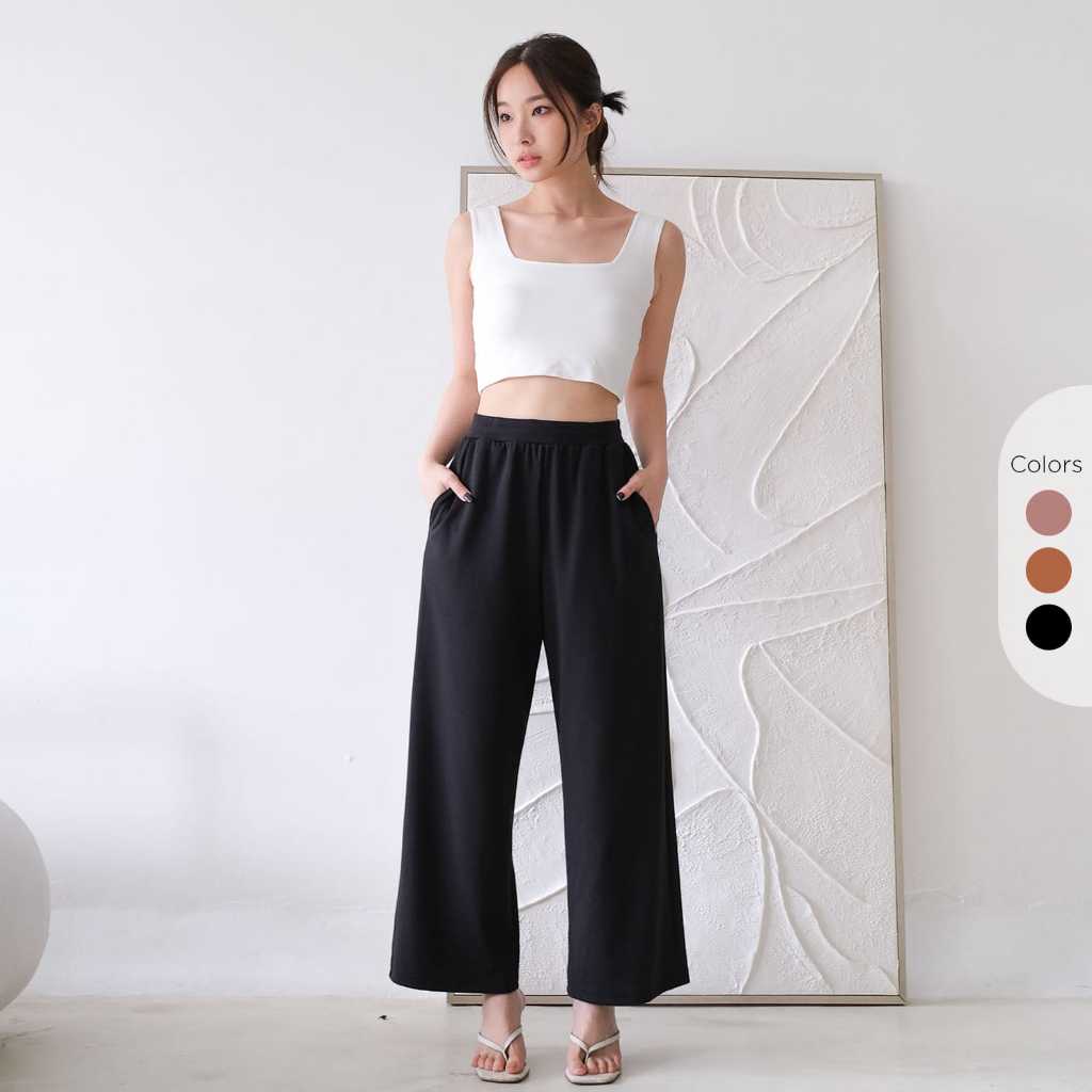 Isla Felia Pants - Celana Kulot Wanita - Ankle Pants - Celana Panjang Wanita