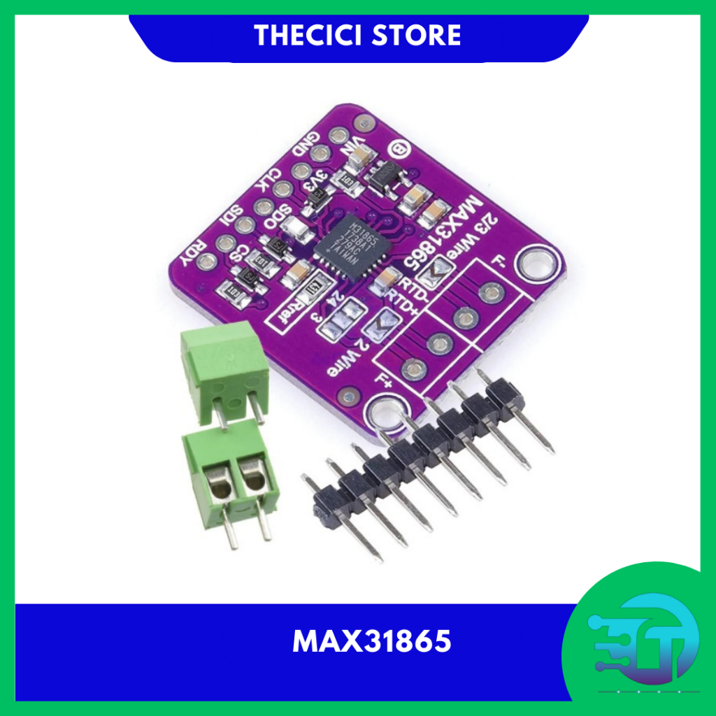 Modul MAX31865 Temperature PT100/PT1000 Sensor RTD to SPI