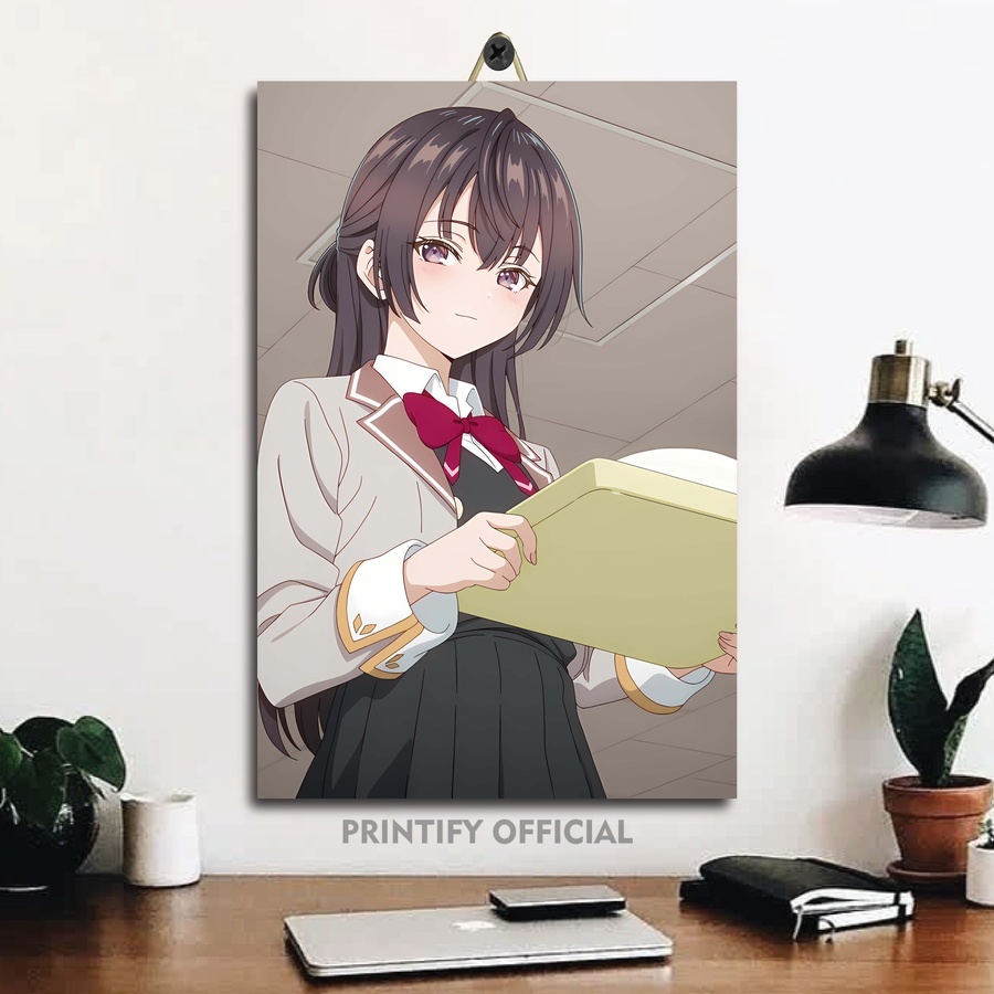 Pajangan Ruangan Waifu Tokidoki Bosotto Alya | Printify Official | Dekorasi Dinding Kayu |XG9/KKNLT