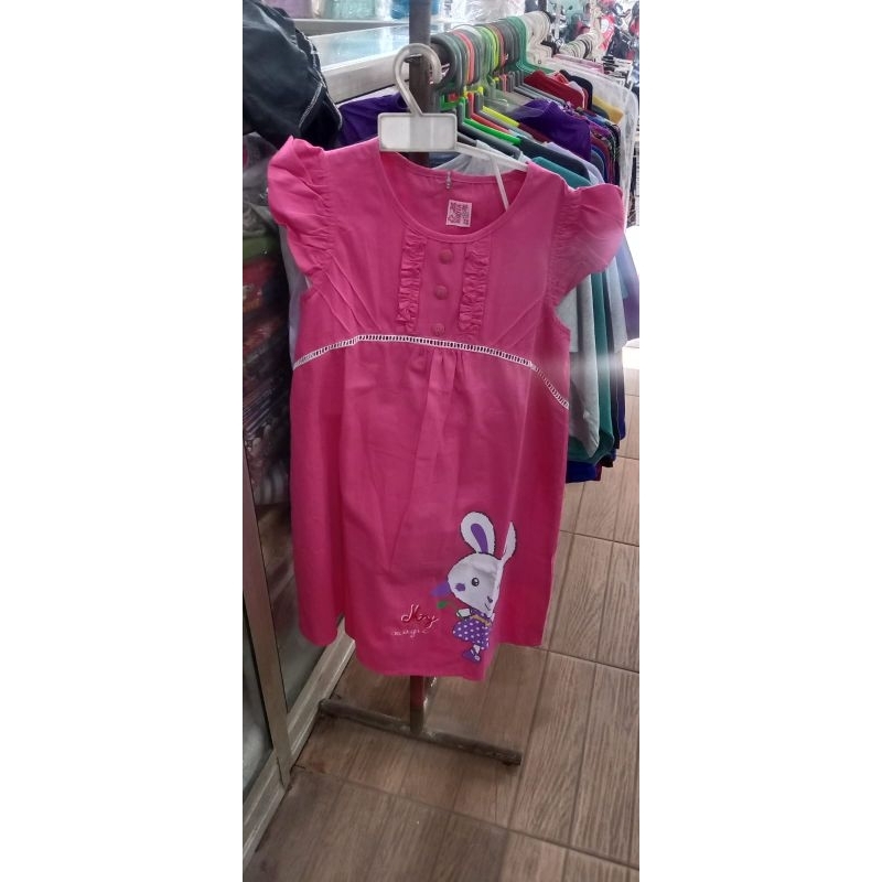 dress anak nikita pink fanta