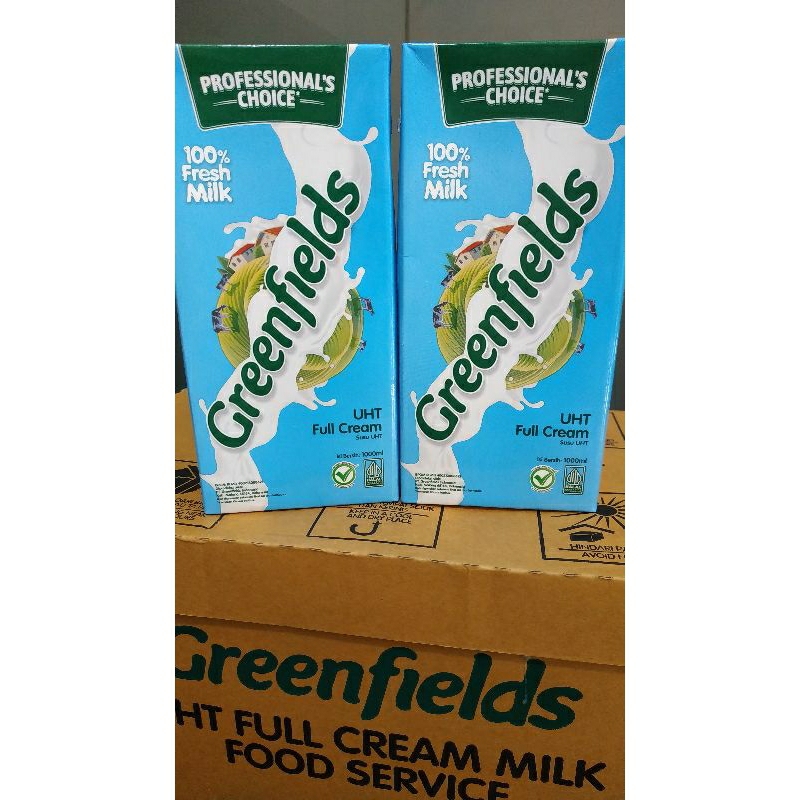 

UHT FULL CREAM GREENFIELDS 1L