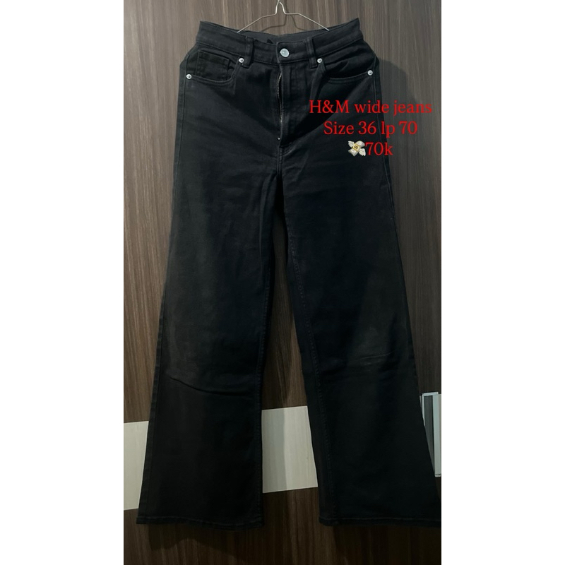 wide jeans h&m