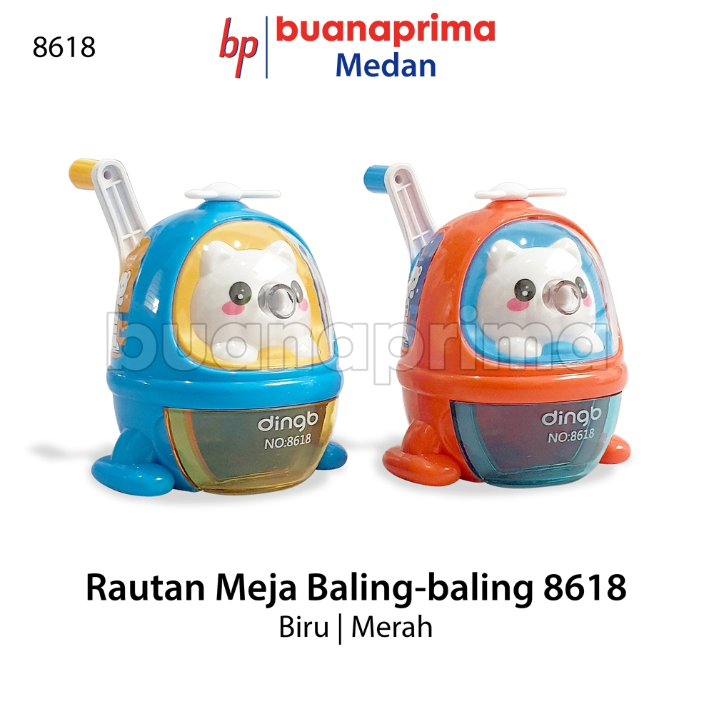 

Rautan MEJA BALING-BALING No 8618 Dingb Serutan Pensil Sharpener Putar Manual