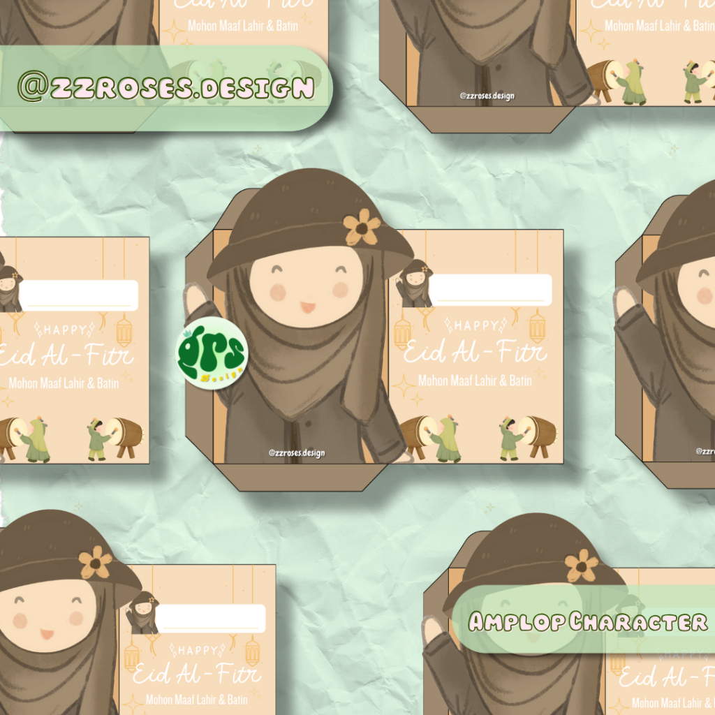 

Zzroes Design Amlop Character Eid Al-Fitr